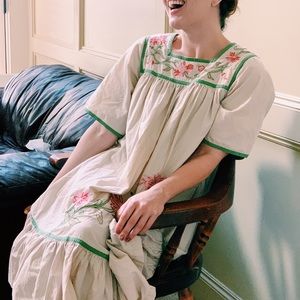 Embroidered Tunic Dress